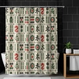 Mahjong Game Tiles Shower Curtain thumbnail 10