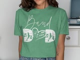 Band Dad Font and Back Graphic Tee thumbnail 9