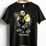 Panda Gamer Shirt for Boys, Funny Virtual Reality Gaming Tee, Kids Birthday Gift, Pixo League by Farron House thumbnail 3