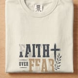 Faith Over Fear Shirt, Isaiah 41:10 Christian T-Shirt, Religious Bible Verse Tee, Inspirational Gift Sweatshirt thumbnail 5