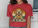 Life Is Golden Retriever Tee thumbnail 2
