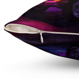 Grand Wagoneer Pillows, Raccoon Decor, Waggy Car, Party Lights Pillow Cases, Animal Art Pillows, Retro Car Pillows, Unique Decor thumbnail 5