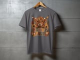 Howdy Fall Highland Cow Tee or Sweatshirt, Faux Patchwork Design thumbnail 6