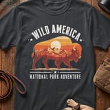 Wild America Bison Adventure T-Shirt thumbnail 1