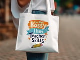 I'm Not Bossy Digital Download, Teacher Skills PNG, Funny Teacher Quote Print, Classroom Decoration, School Gift, Digital Art PNG thumbnail 3