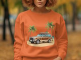 Grand Wagoneer T-Shirt, Beach Vibes Tee, Surfboard Car T-Shirt, Vintage Car Shirt, Summer T-Shirt, Car Lover Gift, Retro Car Tee thumbnail 4