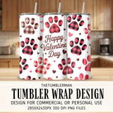 Digital Valentine Pattern, Digital Bundle, Valentines Day, Paw Print Pattern, Dog Paw Print, Plaid Valentine Pattern, Digital Paper thumbnail 2