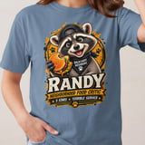 Randy Food Critic Raccoon Tee thumbnail 12