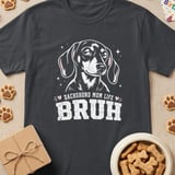 Dachshund Mom Bruh Tee thumbnail 1