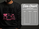 Cancer fighting t-shirt, Brave Every Damn Day Superhero, Heart City T-Shirt, Cancer Awareness Tee, Inspirational Support T-shirt thumbnail 5