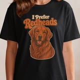 I Prefer Redheads Tee thumbnail 9