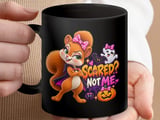 Scared Not Me Squirrel Halloween Mug thumbnail 17