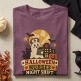 Halloween Nurse Night Shift Boo Crew Tee or Sweatshirt thumbnail 18