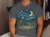 Powered By Cats And Moonlight Tee or Sweatshirt thumbnail 10