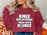 Knee Surgery T-Shirt, Knee Replacement Now With Bounce, Funny Post Surgery Gift, Recovery Tee, Orthopedic Humor, Get Well Soon Shirt thumbnail 5