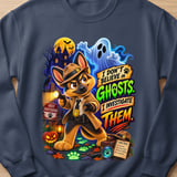Halloween Ghosts Detective Chase Dog Sweatshirt thumbnail 7