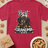 Best Dachshund Grandma Tee thumbnail 4
