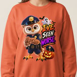 I've Seen Worse Officer Hoot the Owl Sweatshirt thumbnail 11