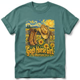 Gogh Horse Girl ~ Comfort Colors Premium Tee thumbnail 8