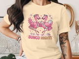 Festive Flamingo Bunco Night T-Shirt thumbnail 3