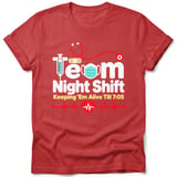 Team Night Shift Nurse Tee thumbnail 3