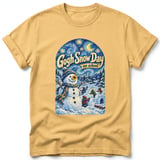 Gogh Snow Day ~ Comfort Colors Premium Tee thumbnail 7