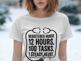 Registered Nurse Steady Heart Tee thumbnail 2