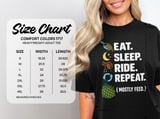 Eat Sleep Ride Repeat Tee thumbnail 2