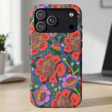 Retro Folk Floral MagSafe® Phone Case thumbnail 1