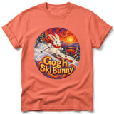 Gogh Ski Bunny ~ Comfort Colors Premium Tee thumbnail 4