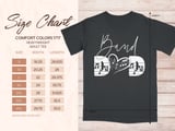 Band Dad Font and Back Graphic Tee thumbnail 8