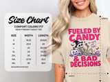 Candy & Bad Decisions Skeleton T-Shirt thumbnail 3