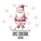 Pink Santa First Christmas Digital Download thumbnail 4