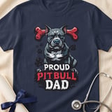 Proud Pitbull Dad Tee | Pit Bull Dad Shirt | Pittie Dad Gift | Dog Dad Shirt thumbnail 18