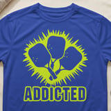 Pickleball Sport-Tek Performance Tee, Addicted Triple Paddle Graphic, Moisture Wicking Court Apparel thumbnail 7