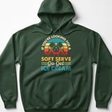Pickleball Gildan Fleece Hoodie, If You're Looking For A Soft Serve Go Get Ice Cream, Pickleball Court Pullover thumbnail 5