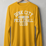 Pickleball Sport-Tek Long Sleeve Tee, Dink City Est. 1965 Pickleball Club, Sun Shield Shirt thumbnail 3