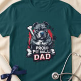 Proud Pit Bull Dad Tee | Pit Bull Dad Shirt | Pittie Dad Gift | Dog Dad Apparel thumbnail 16