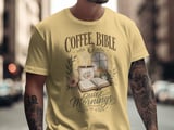Coffee Bible Quiet Mornings T-Shirt, Christian Faith Tee, Devotional Gift for Her, Religious Woman Shirt, Cottagecore Cozy Top thumbnail 8
