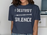 I Destroy Silence Oboe Graphic Tee thumbnail 9