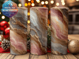 20 oz Skinny Tumbler Wrap Sublimation Design, Gold Marble Tumbler Digital Download, Straight and Tapered Wrap png, Tumbler Design thumbnail 2