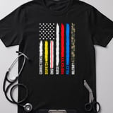 First Responder Flag Tee thumbnail 5
