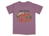 Merry and Western Cowboy Christmas Tee thumbnail 4