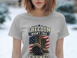 Freedom Wasn't Free Boots Tee thumbnail 4