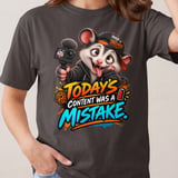 Content Was A Mistake Parker the Possum Tee thumbnail 14