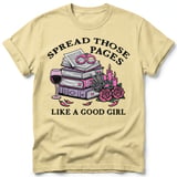 Spread Those Pages Like A Good Girl Tee thumbnail 31