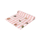 Autumn Leaves Table Runner, Fall Decor Pillow Cases, Pink Distressed Stripe & Pinecone Acorn Whimsical Cozy Home Decor Gift thumbnail 14