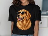 Cool Golden Retriever Tee thumbnail 1