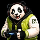 Panda Gamer Shirt for Boys, Funny Virtual Reality Gaming Tee, Kids Birthday Gift, Pixo League by Farron House thumbnail 18