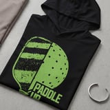 Pickleball Sport-Tek Performance Hood, Paddle Up Butter, Cup, Athletic Court Lightweight Hoodie thumbnail 7